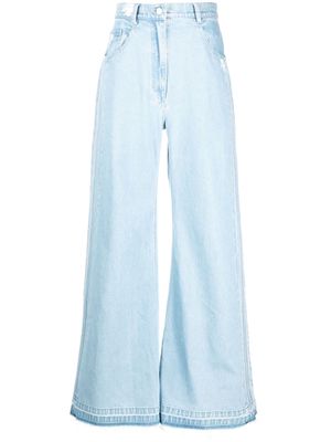 TTSWTRS Zoe wide-leg cotton jeans - Blue