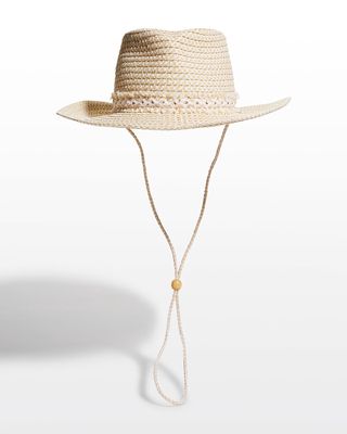 Tucson Woven Fringe Fedora Hat