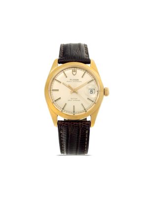 TUDOR 1986 pre-owned Prince Oysterdate 34mm - Gold