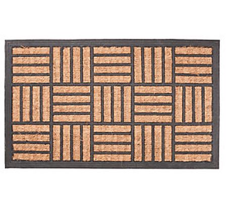 Tuffcor Maze Coir and Rubber Doormat