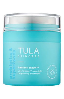 TULA Skincare Bedtime Bright Vita-Charge Overnight Brightening Treatment