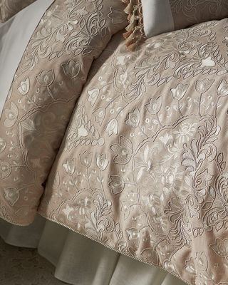 Tulip Embroidered King 3-Piece Comforter Collection