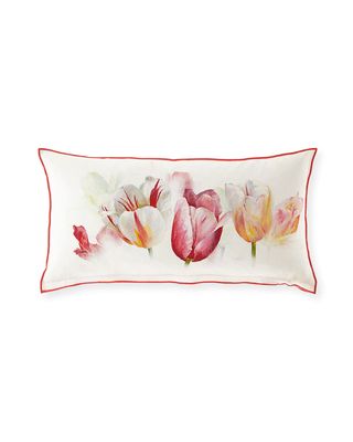 Tulip Garden Azalea Pillow
