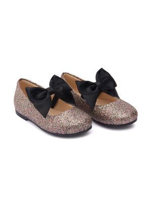 Tulleen bow-detail ballerina shoes - Multicolour