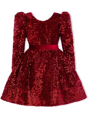 Tulleen Merribrook sequin-embellished dress - Red