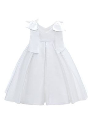 Tulleen Palermo bow-detailing dress - White