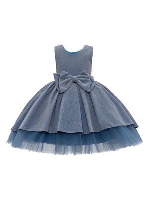 Tulleen Sarita bow-detailing dress - Blue