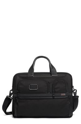 Tumi Alpha 3 T-Pass® Expandable Laptop Briefcase in Black