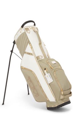 Tumi Golf Stand Bag in Off White/Tan