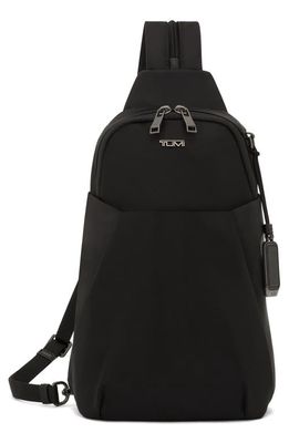 Tumi Kileen Convertible Sling Bag in Black/Gunmetal