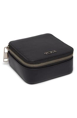 Tumi Leather Jewelry Case in Black