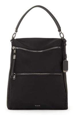 Tumi Leigh Convertible Backpack/Tote in Black/Gunmetal 