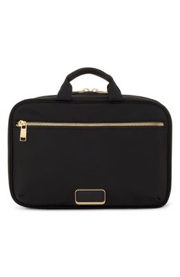 Tumi Madeline Nylon Cosmetics Bag in Black/Gold