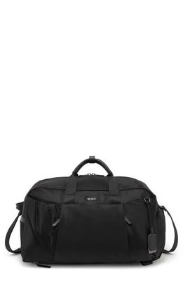 Tumi Malta Duffle Backpack in Black/Gunmetal