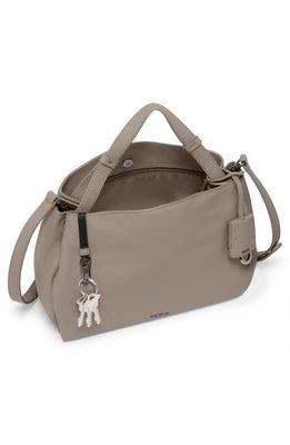 Tumi Marylea Leather Crossbody Bag in Taupe
