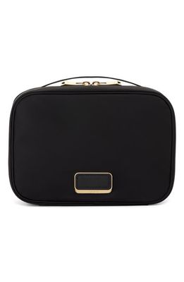 Tumi Tammin Nylon Cosmetic Bag in Black/Gold