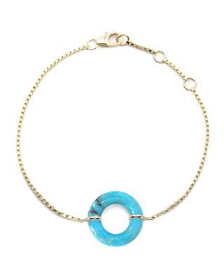 Turquoise Munchkin Box Chain Bracelet