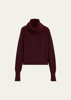 Turtleneck Wool-Cashmere Sweater