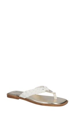 TUSCANY by Easy Street Coletta Flip Flop in White