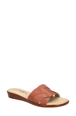 TUSCANY by Easy Street Nicia Sandal in Cognac