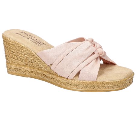 Tuscany by Easy Street Wedge Sandals - Ghita