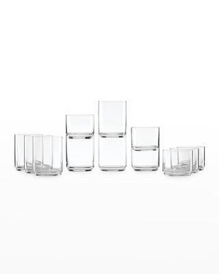 Tuscany Classics Stackable Tall & Short Glasses, Set of 12