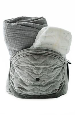 Tushbaby Hip Seat Carrier in Velvet Grey/Silver