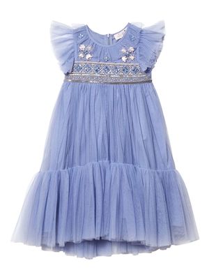 Tutu Du Monde Antoinette embroidered tulle dress - Blue