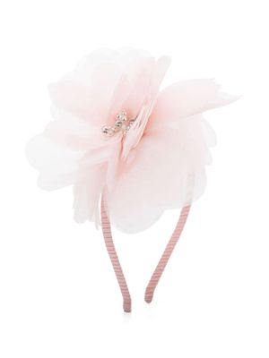 Tutu Du Monde beaded floral-appliqué hairband - Pink