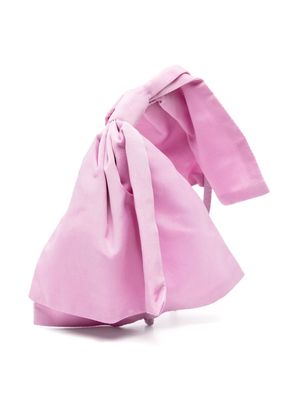 Tutu Du Monde bow-detailed twill headband - Purple