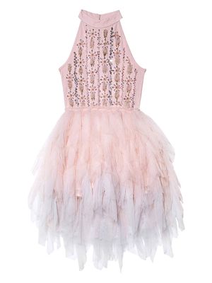 Tutu Du Monde Candy Cane sequin-embellished tutu dress - Pink