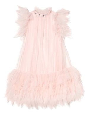 Tutu Du Monde Dahlia embellished tulle dress - Pink