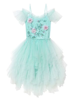 Tutu Du Monde Floating Florals tulle dress - Blue