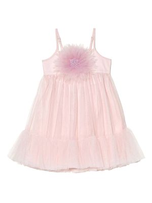 Tutu Du Monde floral-appliqué tutu dress - Pink