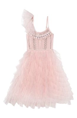 Tutu Du Monde Kids' Merrily Embellished Tulle Party Dress in Porcelain Pink