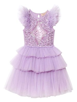 Tutu Du Monde Mirror Ball tulle dress - Purple