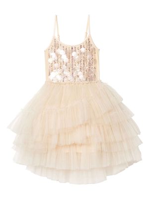 Tutu Du Monde Paillette sequinned tulle dress - Neutrals