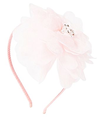 Tutu Du Monde Peony embellished floral tulle headband