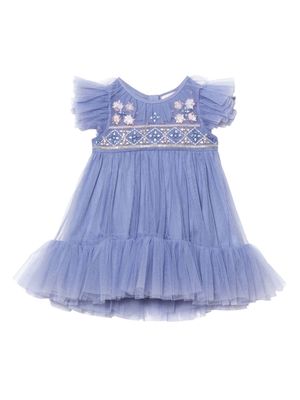 Tutu Du Monde sequin embellished tulle dress - Blue