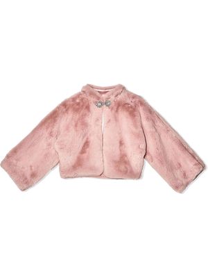 Tutu Du Monde Seraphina faux-fur jacket - Pink