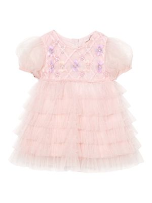 Tutu Du Monde short-sleeve tulle dress - Pink