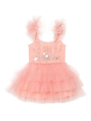 Tutu Du Monde spaghetti straps tulle dress - Pink