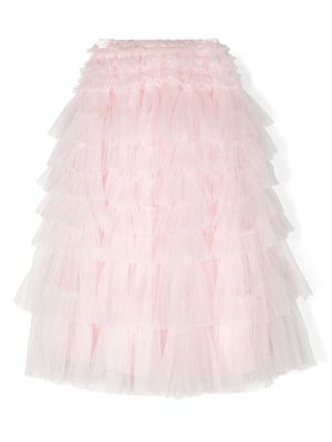 Tutu Du Monde Surrealism tulle tiered skirt - Pink