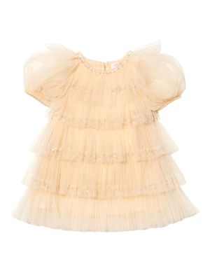 Tutu Du Monde tiered tulle dress - Neutrals