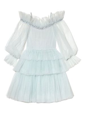 Tutu Du Monde Tinker ruffled tulle dress - Blue