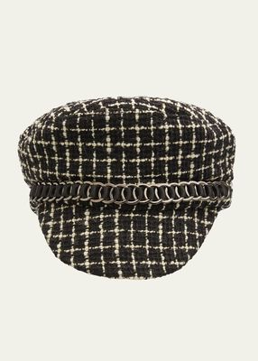 Tweed Baker Hat