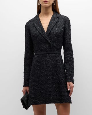 Tweed Mini Blazer Dress