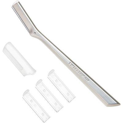 TWEEZERMAN Facial Razor in Silver 