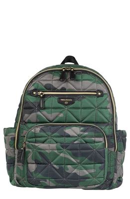 TWELVElittle Companion Quilted Nylon Diaper Backpack in Camo Print