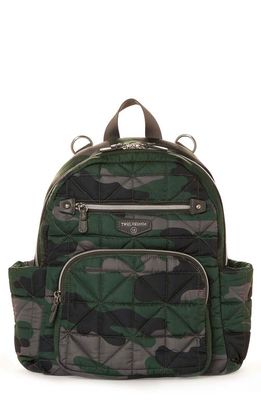 TWELVElittle Little Companion Quilted Nylon Diaper Backpack in Camo